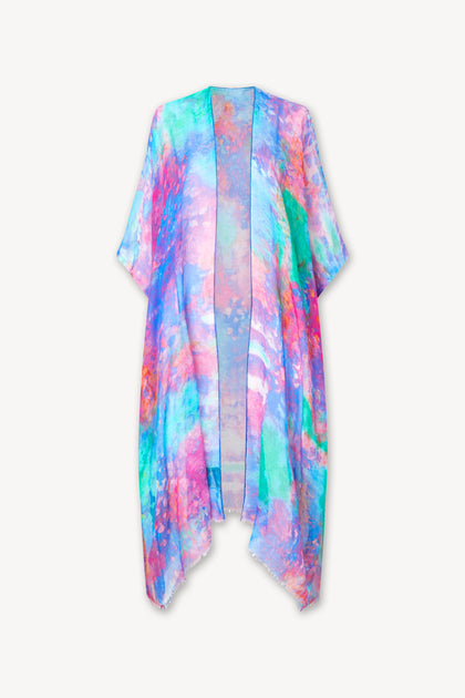 An Artist’s Palette Modal Kaftan on a white background.