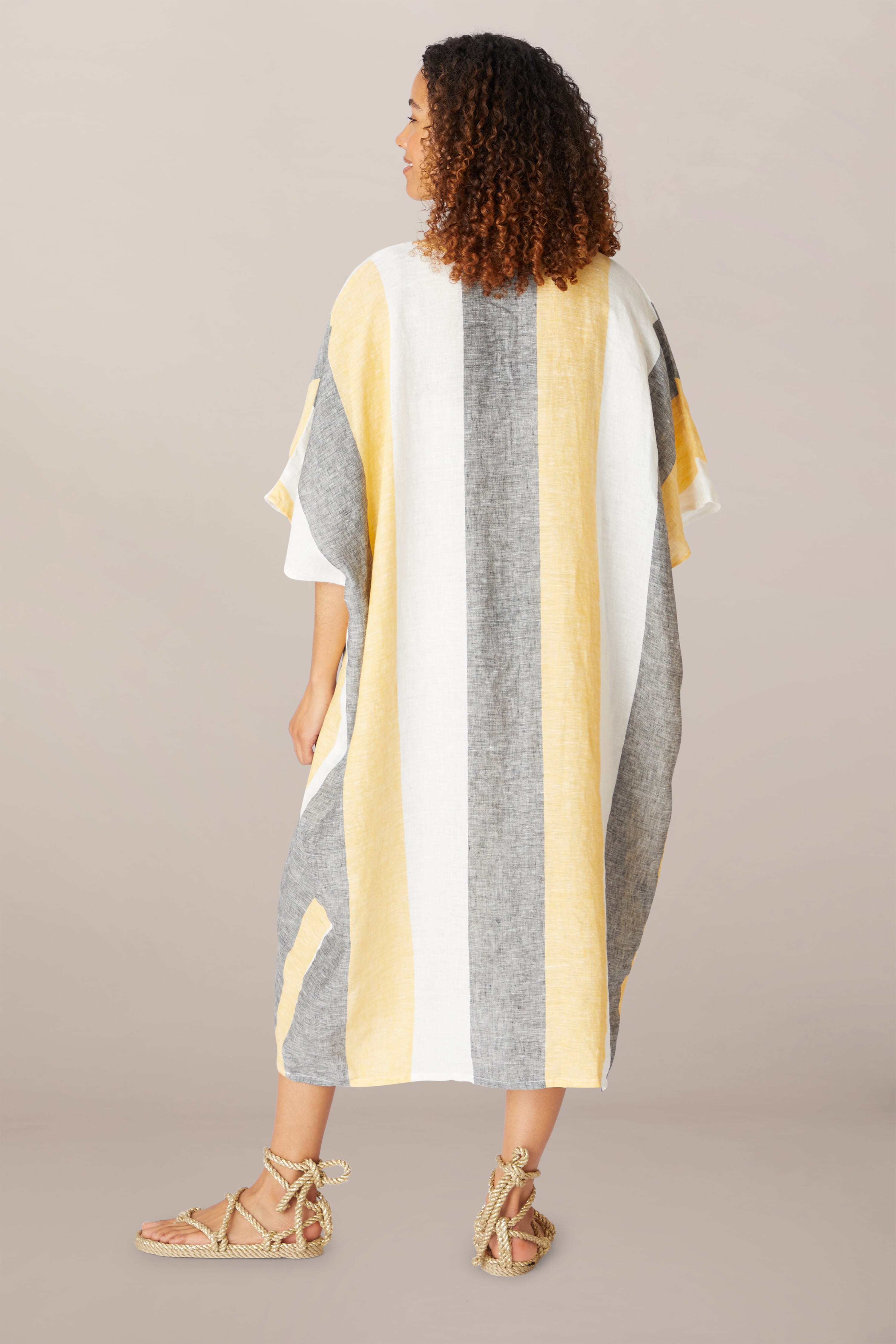 Stripe Kaftan – Sahara