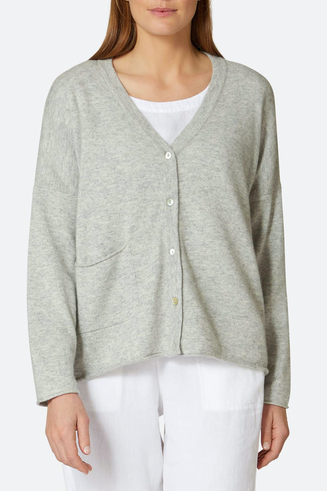 Cashmere Blend Cardigan – Sahara